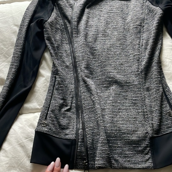 Lululemon Bhakti Yoga Jacket Coco Pique Women Size 4 - Picture 3 of 4